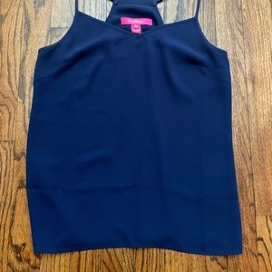 Lilly Pulitzer Navy Dusk Lileeze Tank Top; Size XS; Excellent Used Condition
